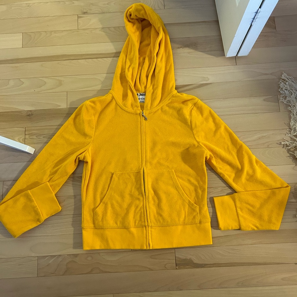 Juicy Couture yellow zip up